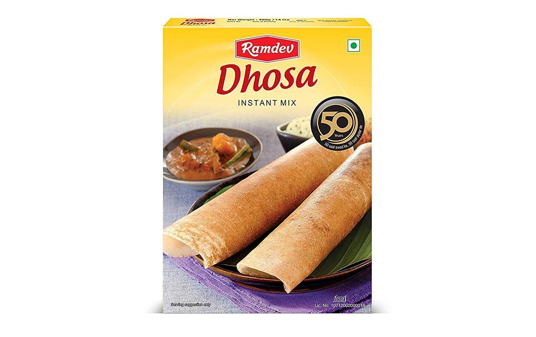 Ramdev Dhosa (Instant Mix)   Box  400 grams